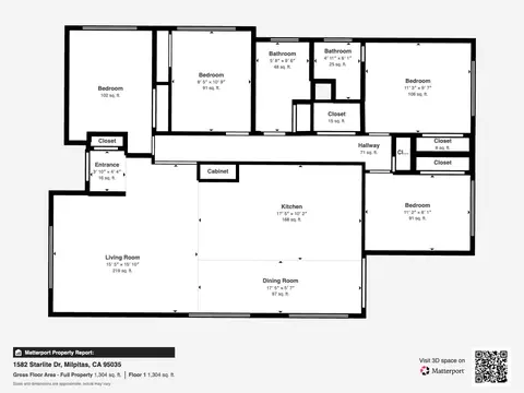 Floorplan - 1582 Starlite Dr, Milpitas, CA 95035 photo 1 of 1