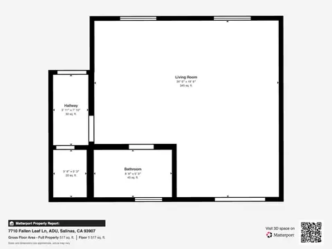Floorplan - 7710 Fallen Leaf Ln, Salinas, CA 93907 photo 2 of 2