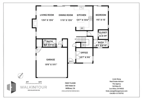 Floorplan - 300 Helen Dr, Millbrae, CA 94030 photo 1 of 2