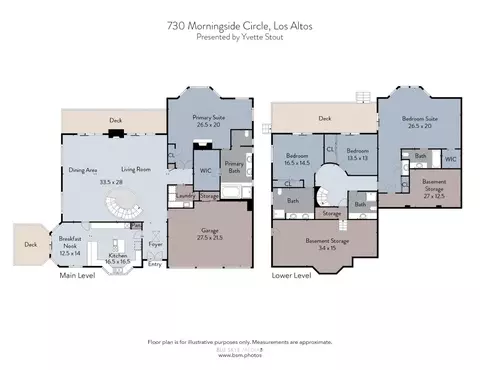 Floorplan - 730 Morningside Rd, Los Altos, CA 94022 photo 1 of 1