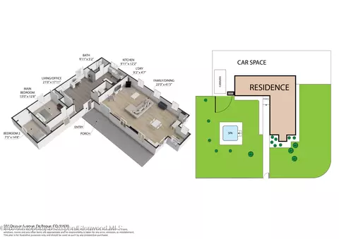 Floorplan - 581 Denver Avenue De Beque Co 81630 Ave, De Beque, CO 81630 photo 1 of 2
