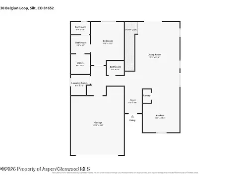 Floorplan - 1730 Belgian Loop Silt Co 81652 Loop, Silt, CO 81652 photo 1 of 1
