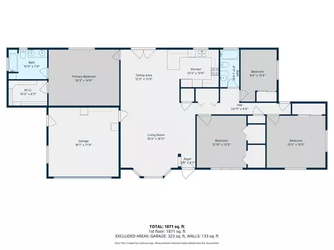 Floorplan - 2098 J Rd, Fruita, CO 81521 photo 1 of 1