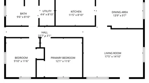 Floorplan - 318 E Aspen Ave, Fruita, CO 81521 photo 1 of 1