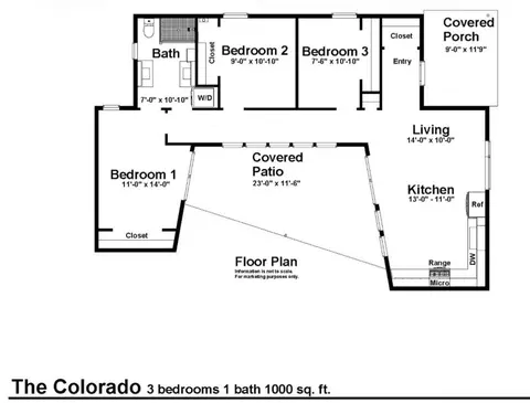 Floorplan - 465 Red River Loop, Clifton, CO 81520 photo 1 of 1