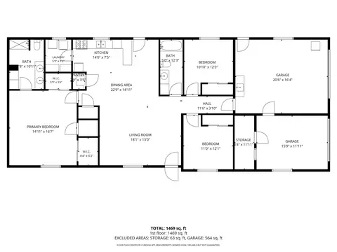 Floorplan - 20479 North Rd, Eckert, CO 81418 photo 1 of 1