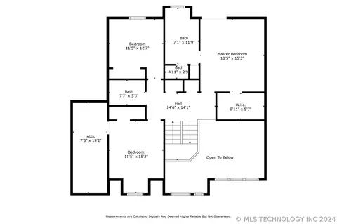 Floorplan - 12431 E 35th St, Tulsa, OK 74146 photo 2 of 6