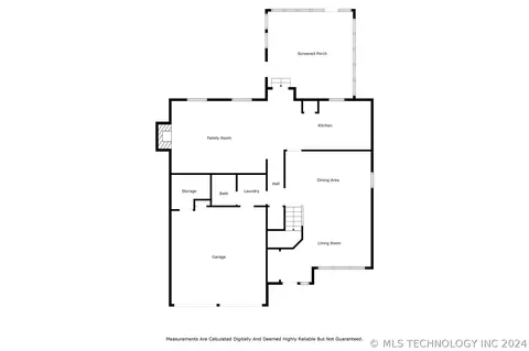Floorplan - 12431 E 35th St, Tulsa, OK 74146 photo 4 of 6
