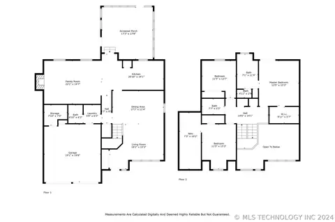 Floorplan - 12431 E 35th St, Tulsa, OK 74146 photo 3 of 6