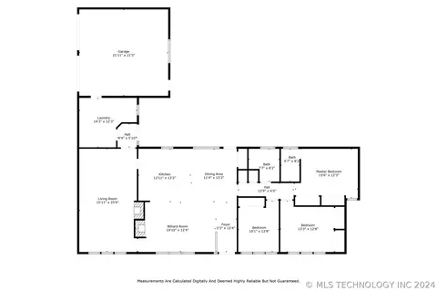 Floorplan - 5105 E 25th Ct, Tulsa, OK 74114 photo 2 of 2