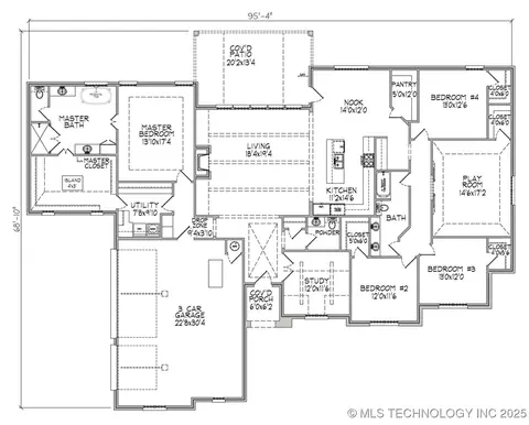 Floorplan - 103 E 165th Pl S, Glenpool, OK 74033 photo 1 of 1