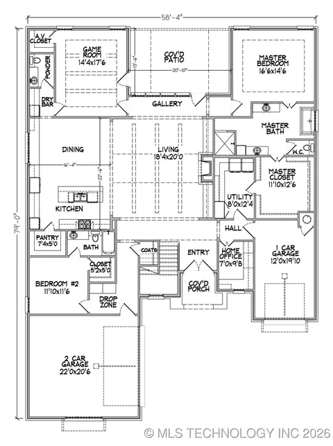 Floorplan - 84 E 165th Pl S, Glenpool, OK 74033 photo 1 of 2