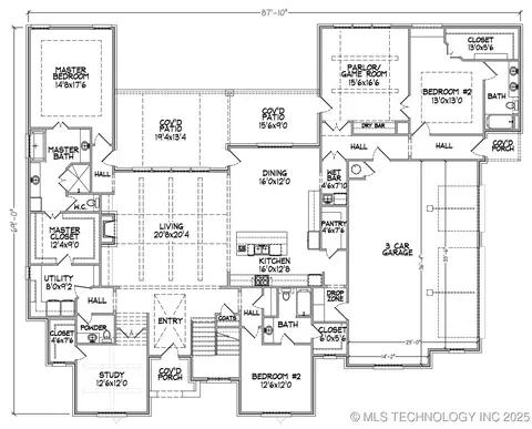 Floorplan - 101 E 165th St S, Glenpool, OK 74033 photo 1 of 2