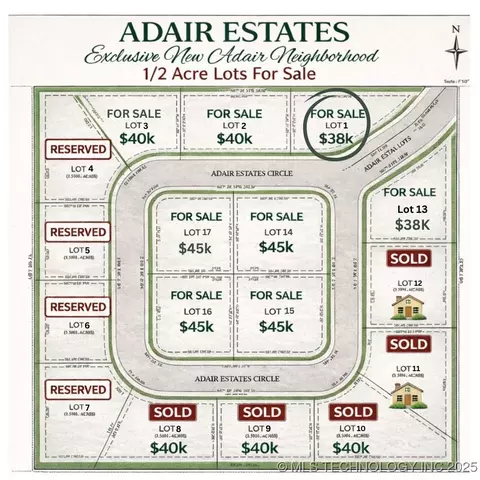 538 SE Adair Estates Cir, Adair, OK 74330
