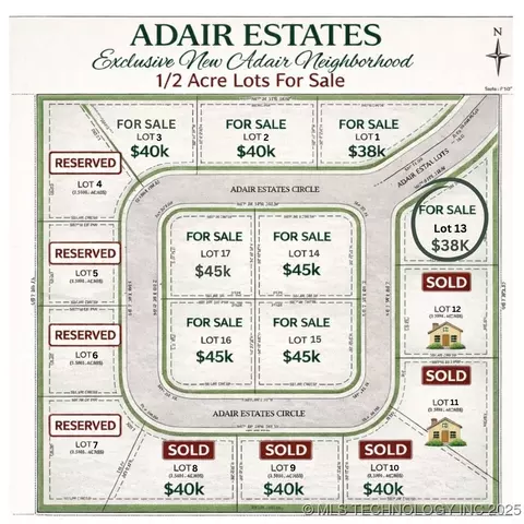 598 SE Adair Estates Cir, Adair, OK 74330