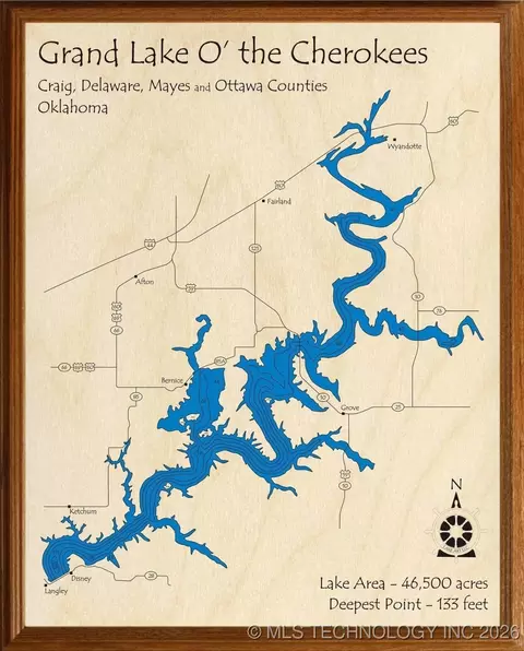Eagle Crest Drive, Bernice, OK 74331 photo 9