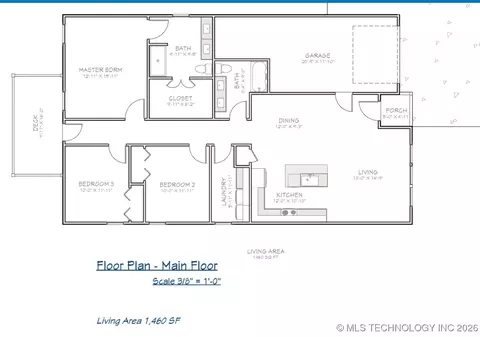Floorplan - 29 Circle Dr, Monkey Island, OK 74331 photo 1 of 1
