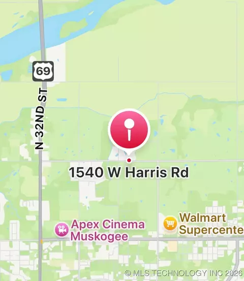 1540 W Harris Rd, Muskogee, OK 74401