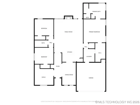Floorplan - 7315 E Oak Ridge St, Broken Arrow, OK 74014 photo 1 of 1