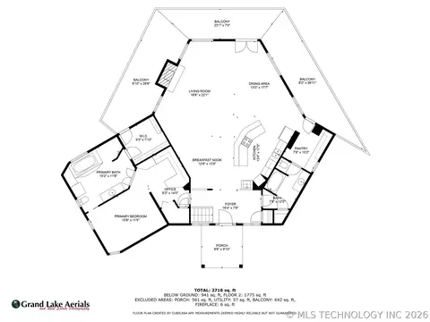 Floorplan - 449 Private Road 065 Rd, Eucha, OK 74342 photo 3 of 3