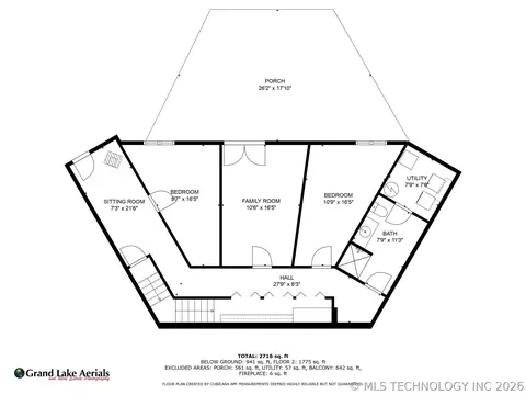 Floorplan - 449 Private Road 065 Rd, Eucha, OK 74342 photo 2 of 3