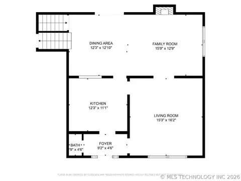 Floorplan - 411 S 3rd, Eufaula, OK 74432 photo 2 of 3