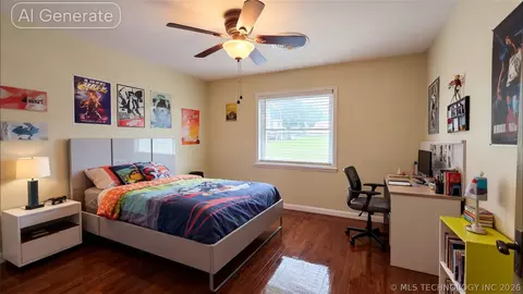 Bedroom - 411 S 3rd, Eufaula, OK 74432 photo 5 of 12