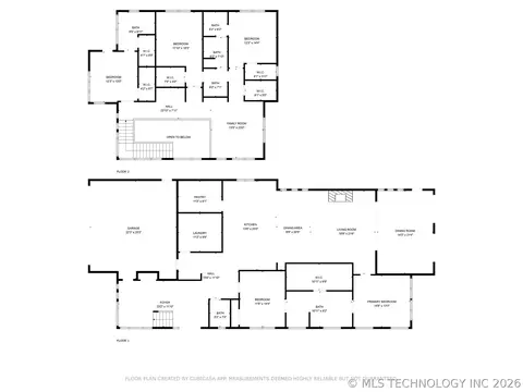 Floorplan - 1433 E 38th St, Tulsa, OK 74105 photo 1 of 3