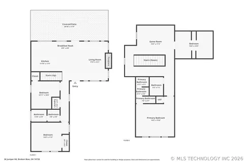 Floorplan - 36 Juniper Rd, Broken Bow, OK 74728 photo 1 of 1