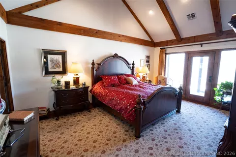 Bedroom - 3512 E 440 Rd, Eucha, OK 74342 photo 7 of 10