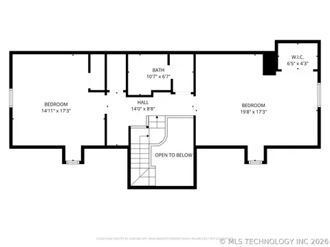 Floorplan - 2430 E 17th Pl, Tulsa, OK 74104 photo 2 of 3