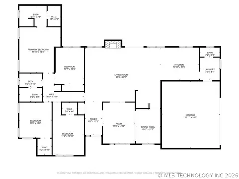 Floorplan - 2995 E 56th Pl S, Tulsa, OK 74105 photo 1 of 1