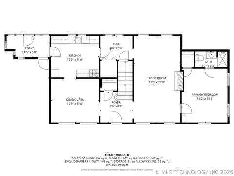 Floorplan - 2429 E 22nd Pl, Tulsa, OK 74114 photo 1 of 3