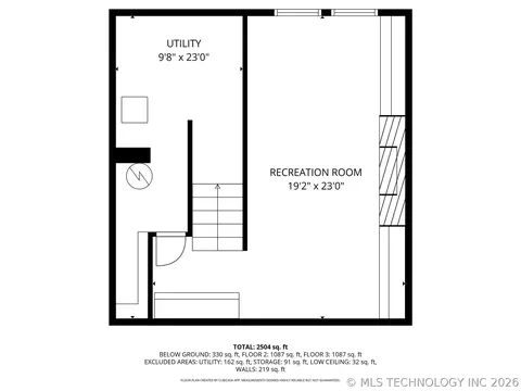 Floorplan - 2429 E 22nd Pl, Tulsa, OK 74114 photo 3 of 3