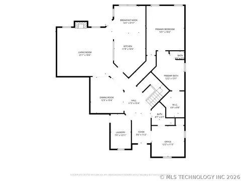 Floorplan - 16506 E 49th Pl, Tulsa, OK 74134 photo 1 of 2