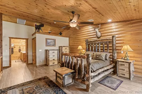 Bedroom - 73785 S 340 Rd, Wagoner, OK 74467 photo 5 of 6