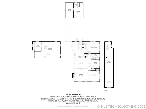 Floorplan - 1855 16th Pl, Tulsa, OK 74104 photo 4 of 4