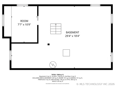 Floorplan - 1855 16th Pl, Tulsa, OK 74104 photo 1 of 4