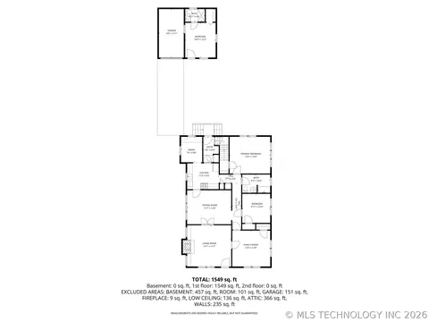 Floorplan - 1855 16th Pl, Tulsa, OK 74104 photo 2 of 4