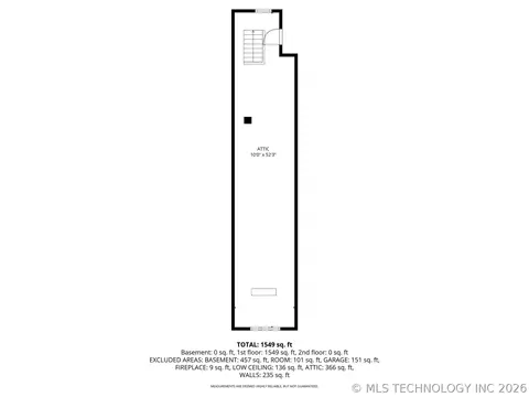 Floorplan - 1855 16th Pl, Tulsa, OK 74104 photo 3 of 4