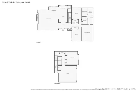 Floorplan - 3526 E 75th St, Tulsa, OK 74136 photo 3 of 3