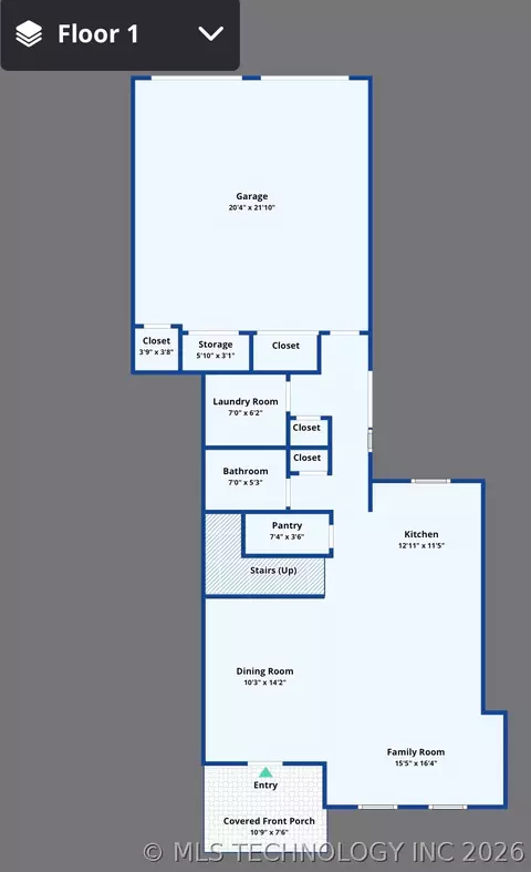 Floorplan - 1117 E 7th St, Tulsa, OK 74120 photo 1 of 2