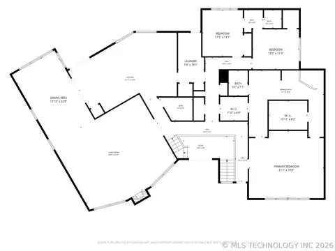 Floorplan - 3414 E 64th St, Tulsa, OK 74136 photo 3 of 3