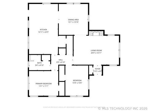 Floorplan - 3182 E 1st St, Tulsa, OK 74104 photo 1 of 2