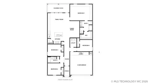 Floorplan - 8602 E Galveston St, Broken Arrow, OK 74014 photo 1 of 1