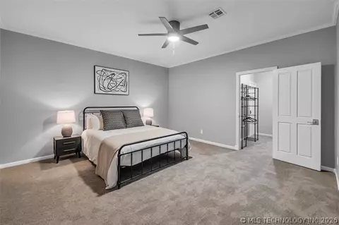 Bedroom - 3707 E 99th Pl, Tulsa, OK 74137 photo 3 of 16