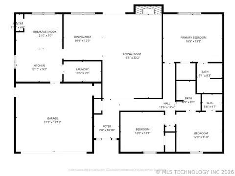 Floorplan - 9027 E 60th St, Tulsa, OK 74145 photo 1 of 1