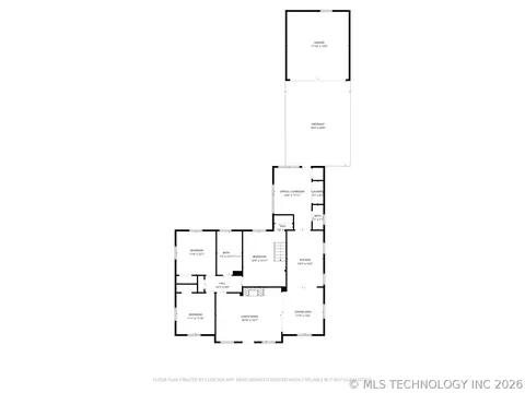 Floorplan - 3520 E 22nd St, Tulsa, OK 74114 photo 2 of 3