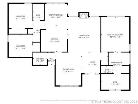 Floorplan - 2445 Avalon Dr, Eufaula, OK 74432 photo 1 of 1