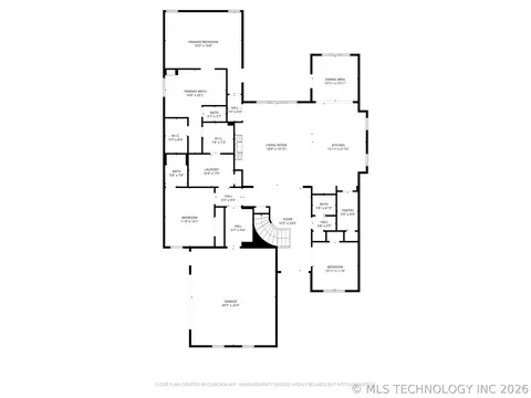 Floorplan - 26510 E 61st St S, Broken Arrow, OK 74014 photo 2 of 3
